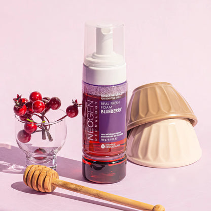 Neogen Dermalogy Real Fresh Foam Blueberry 160ml-Wonder Skin