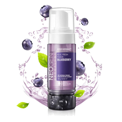 Neogen Dermalogy Real Fresh Foam Blueberry 160ml-Wonder Skin