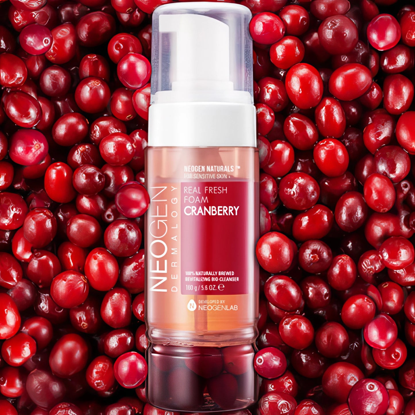 Neogen Dermalogy Real Fresh Foam Cranberry 160g-Wonder Skin