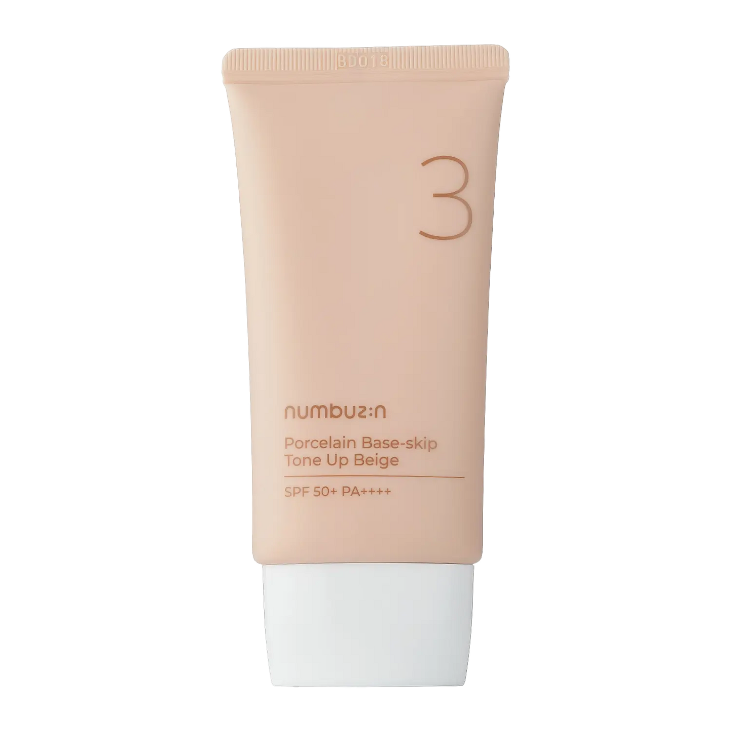 Numbuzin No.3 Porcelain Base-skip Tone Up Beige SPF50+ PA++++ 50ml-Wonder Skin