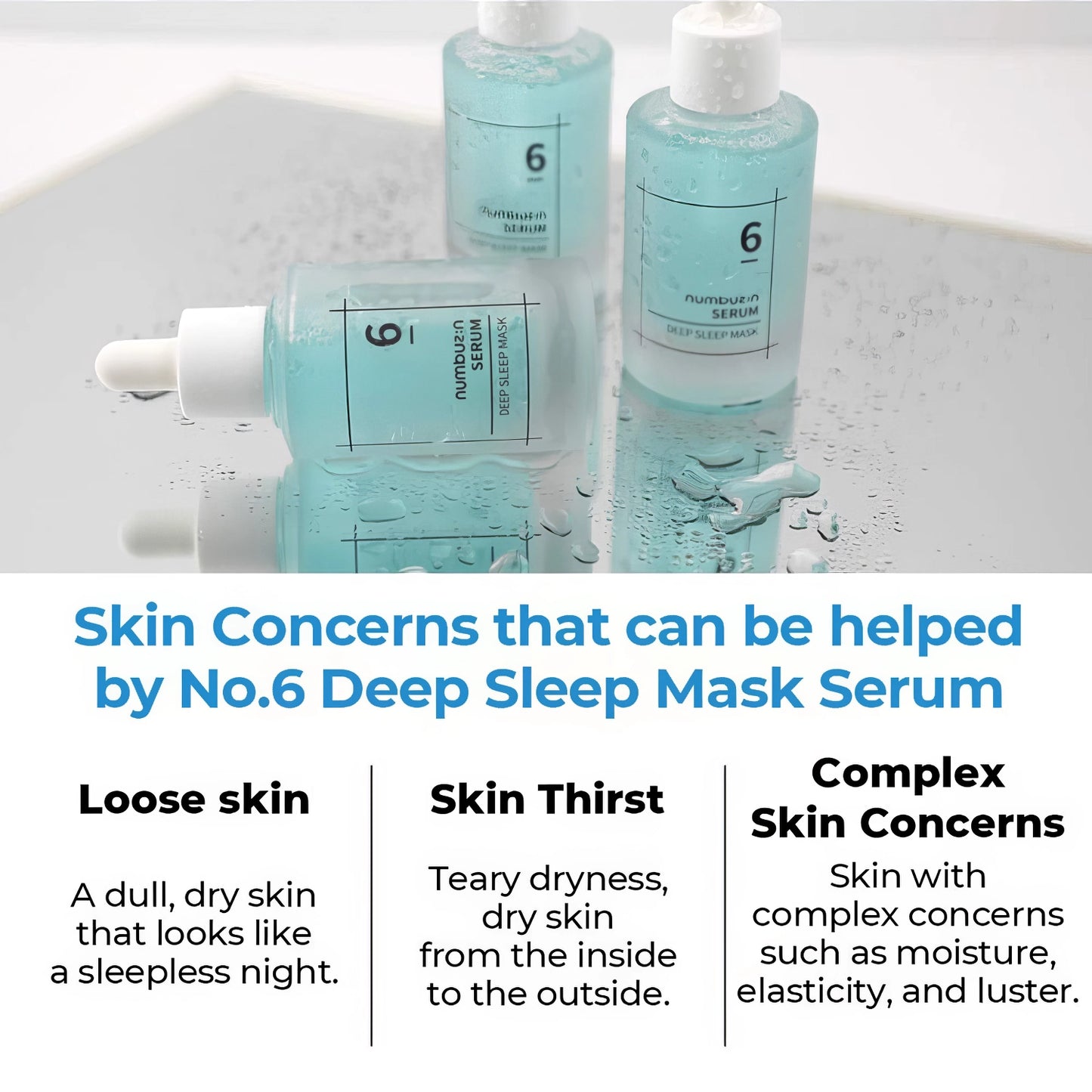 Numbuzin No.6 Deep Sleep Mask Serum 50ml-Wonder Skin