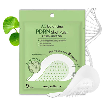 Ongredients AC Balancing PDRN Shot Patch 9St-Wonder Skin