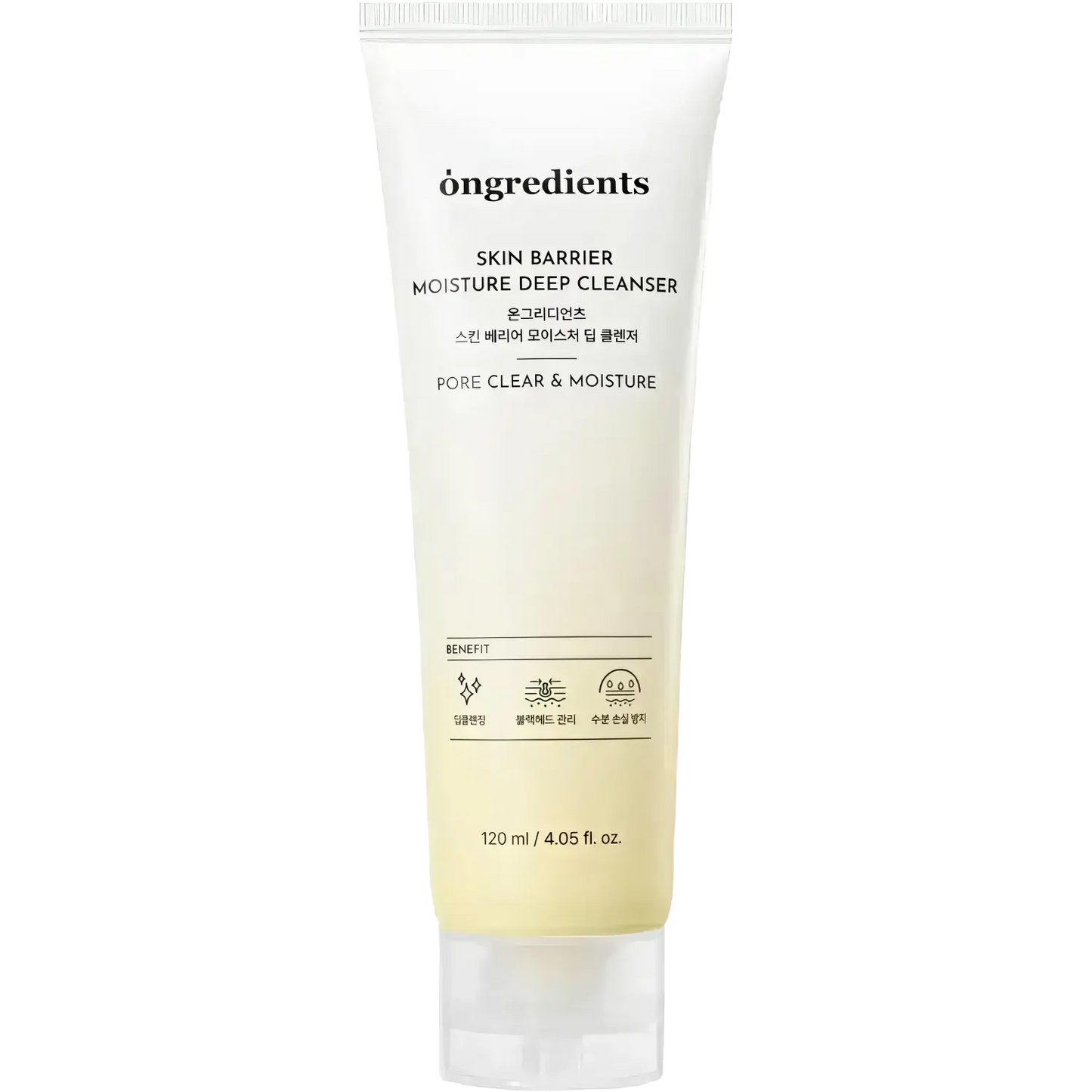 Ongredients Skin Barrier Moisture Deep Cleanser 120ml-Wonder Skin