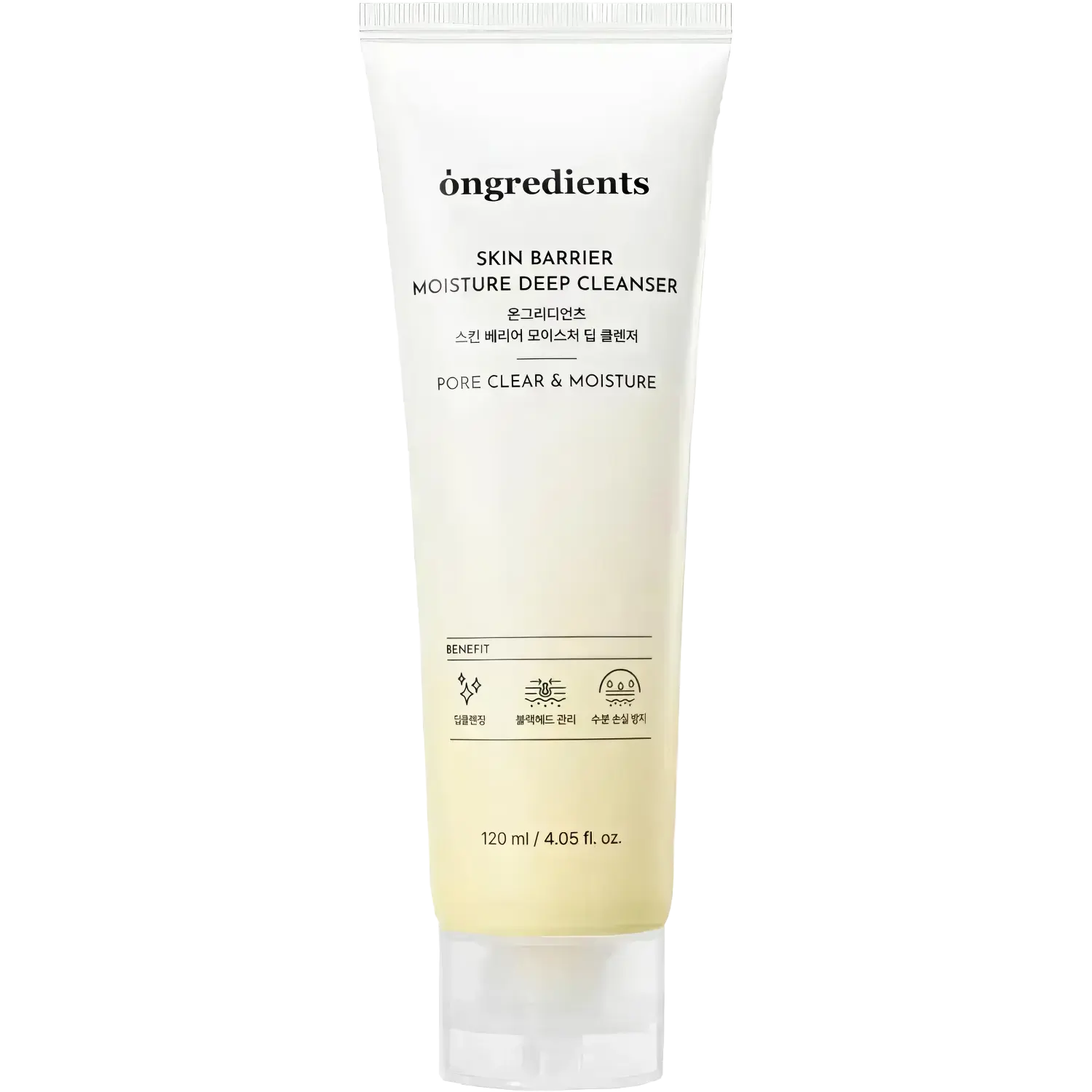 Ongredients Skin Barrier Moisture Deep Cleanser 120ml-Wonder Skin