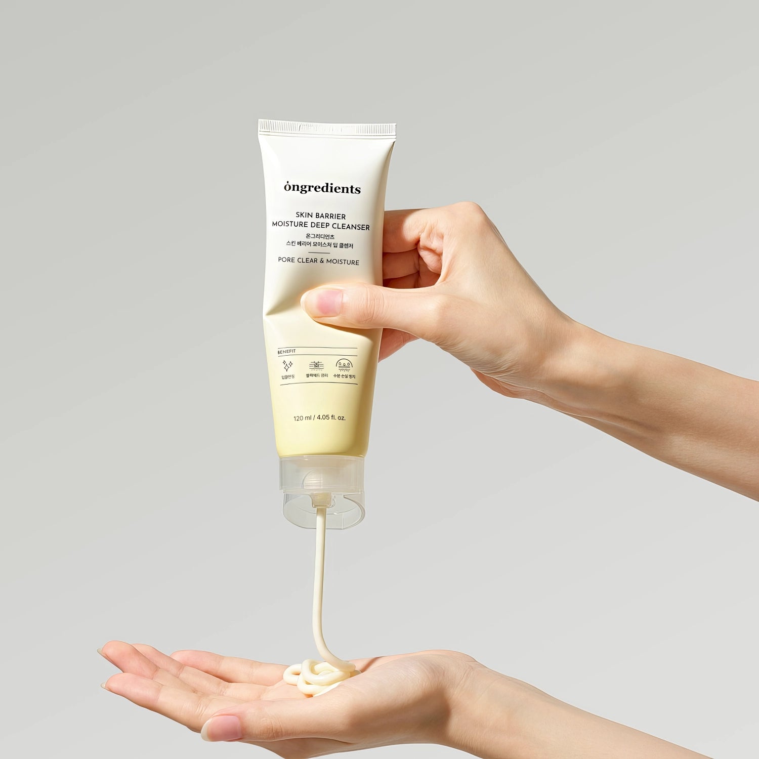 Ongredients Skin Barrier Moisture Deep Cleanser 120ml-Wonder Skin
