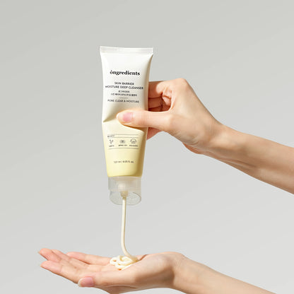 Ongredients Skin Barrier Moisture Deep Cleanser 120ml-Wonder Skin