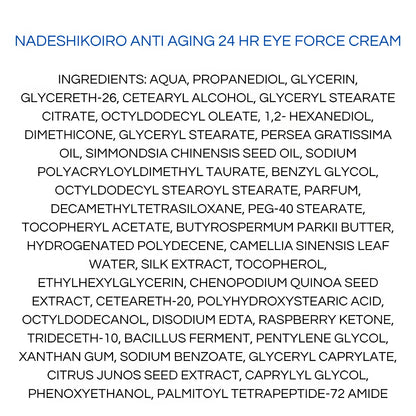 Onshindo Osaka Nadeshikoiro – 24hr Eye Force Cream (All Skin Types) 20ml-Wonder Skin