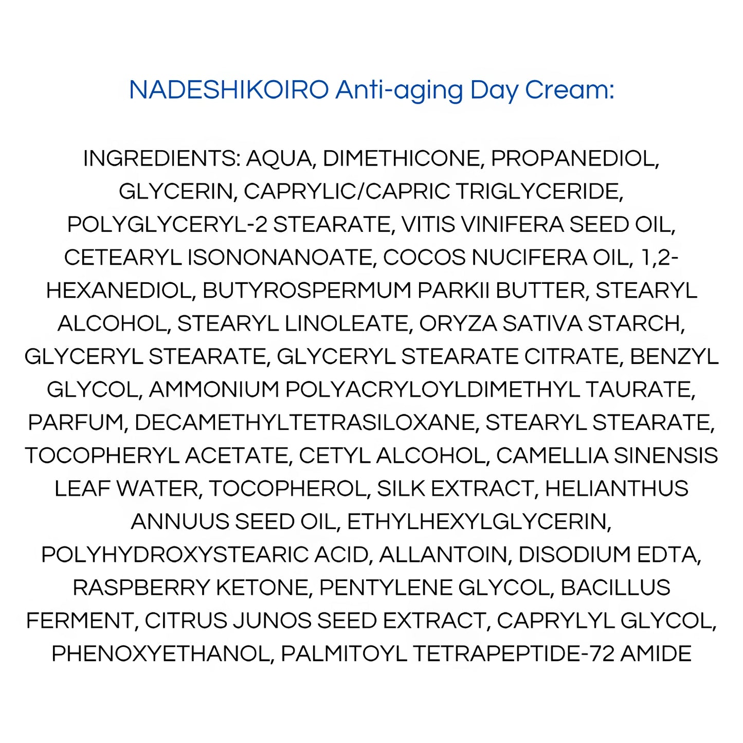Onshindo Osaka Nadeshikoiro – Face Day Cream (Normal-Combination Skin) 50ml-Wonder Skin
