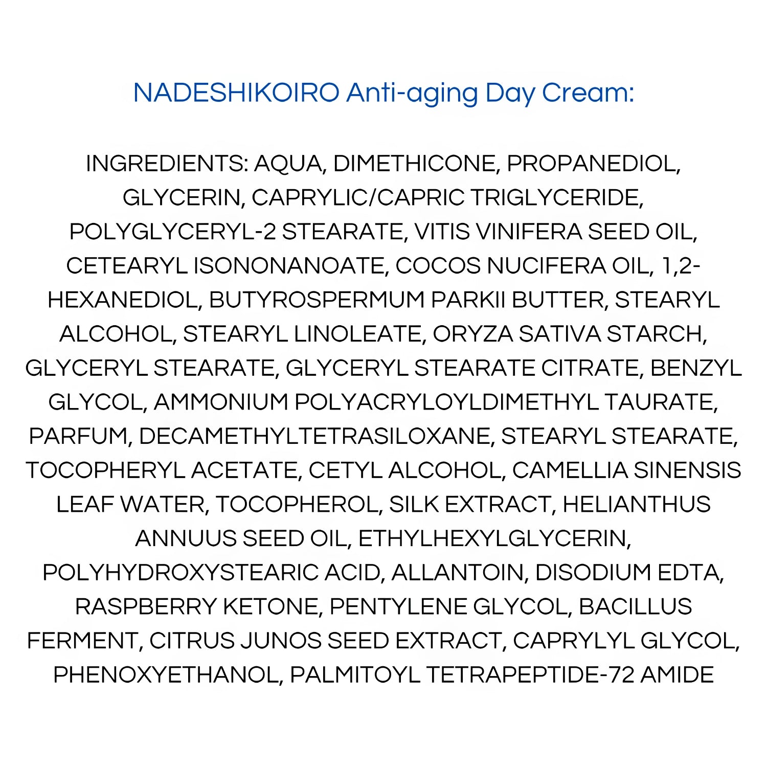 Onshindo Osaka Nadeshikoiro – Face Day Cream (Normal-Combination Skin) 50ml-Wonder Skin
