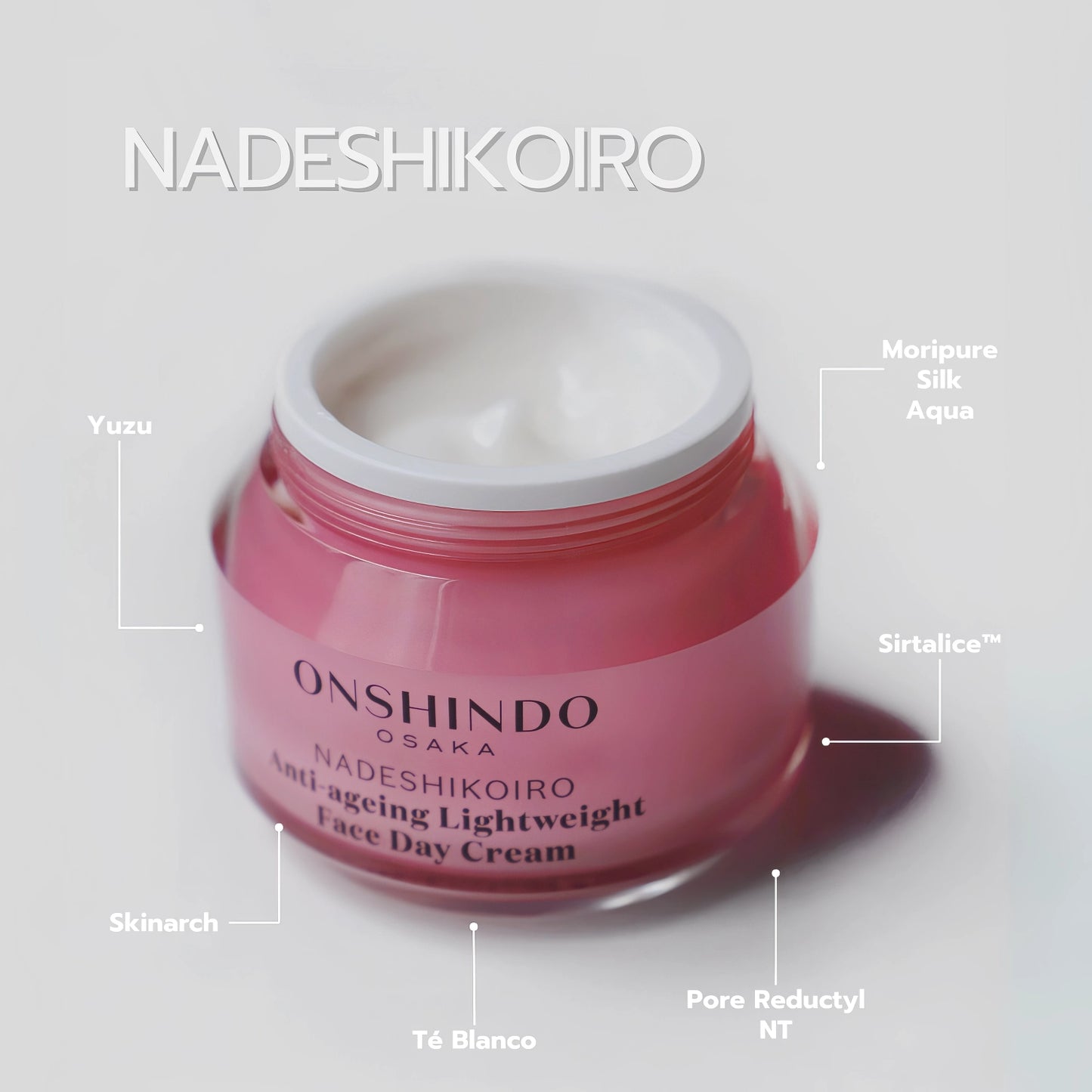 Onshindo Osaka Nadeshikoiro – Lightweight Face Day Cream (Oily Skin) 50ml-Wonder Skin