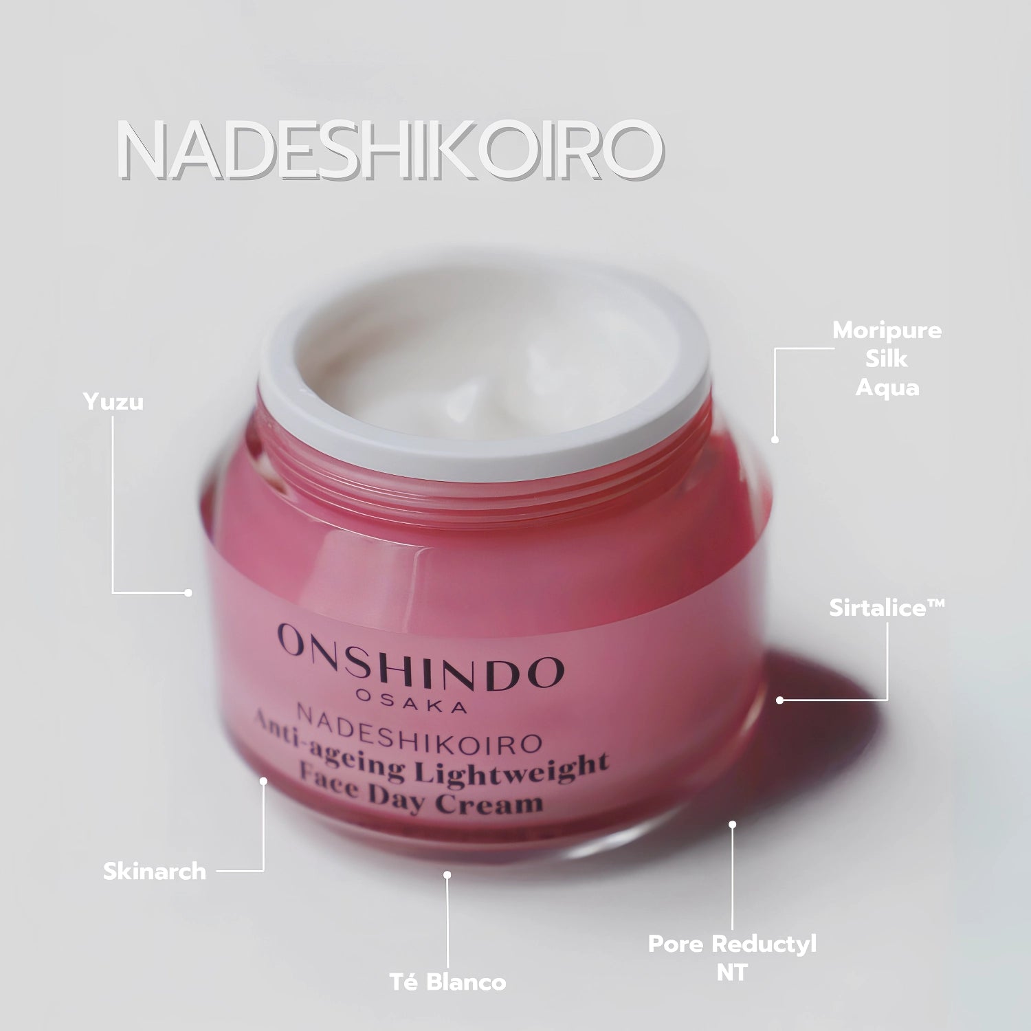 Onshindo Osaka Nadeshikoiro – Lightweight Face Day Cream (Oily Skin) 50ml-Wonder Skin