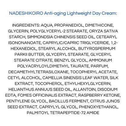 Onshindo Osaka Nadeshikoiro – Lightweight Face Day Cream (Oily Skin) 50ml-Wonder Skin