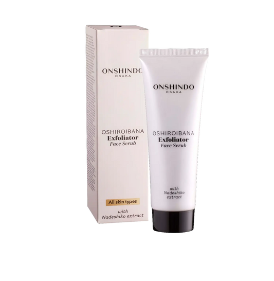 Onshindo Osaka Oshiroibana face scrub (all skin types) 75ml-Wonder Skin
