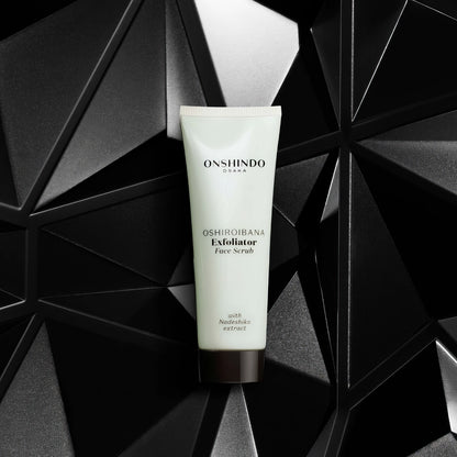 Onshindo Osaka Oshiroibana face scrub (all skin types) 75ml-Wonder Skin