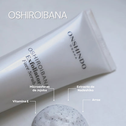 Onshindo Osaka Oshiroibana face scrub (all skin types) 75ml-Wonder Skin
