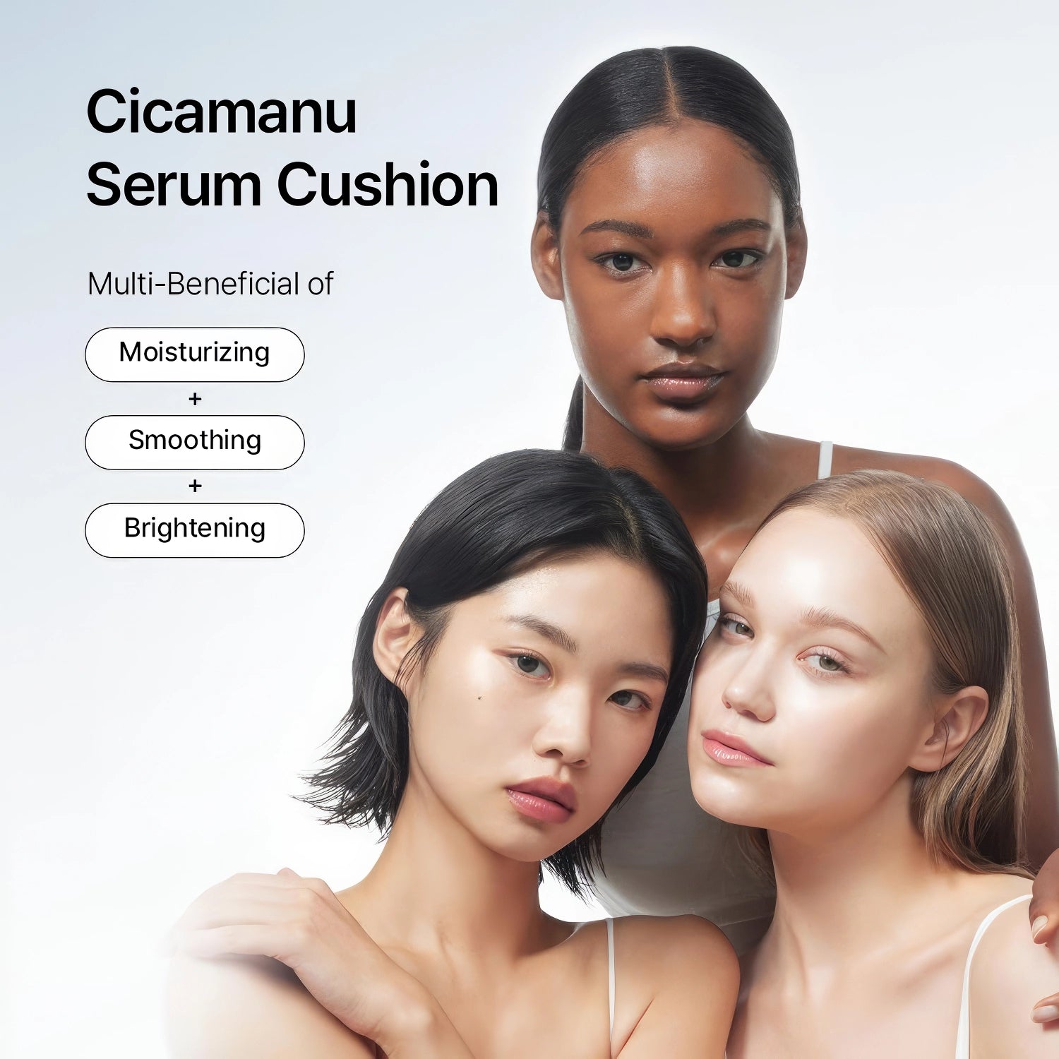 Parnell Cicamanu Serum Cushion #23N Nude Sand 15g-Wonder Skin
