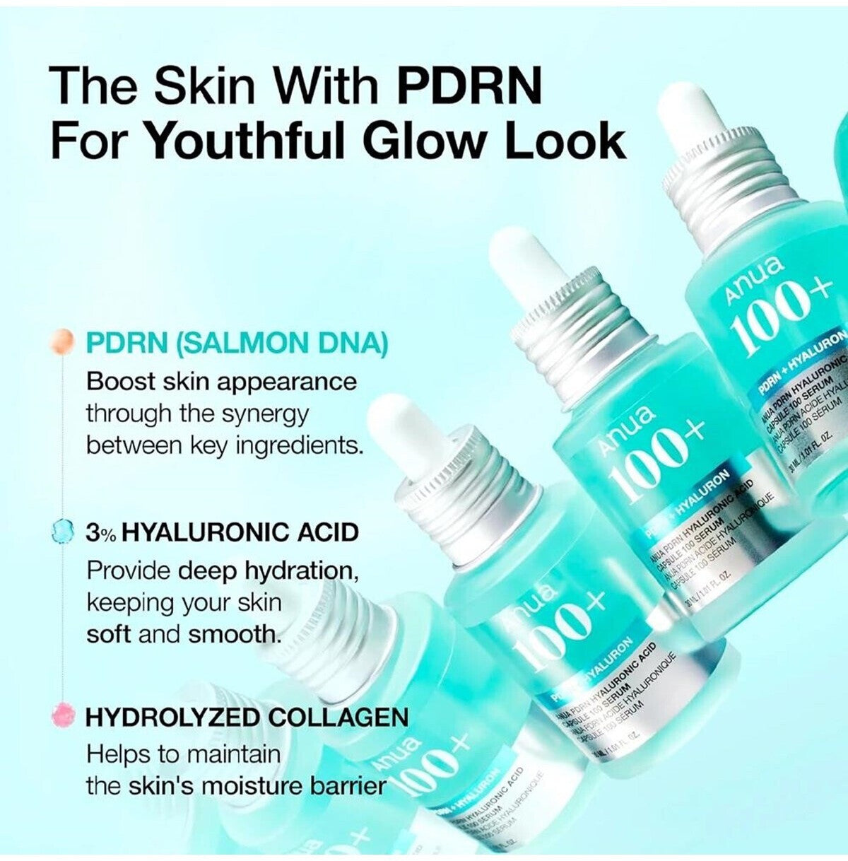 Anua PDRN Hyaluronic Acid Capsule 100 Serum 30ml-Wonder Skin