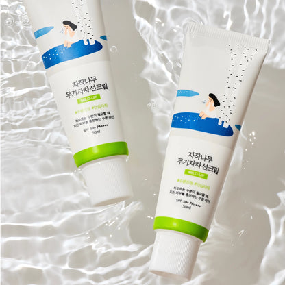 Round Lab Birch Juice Moisturizing Mild Up Sunscreen SPF50+ PA++++ 50ml-Wonder Skin