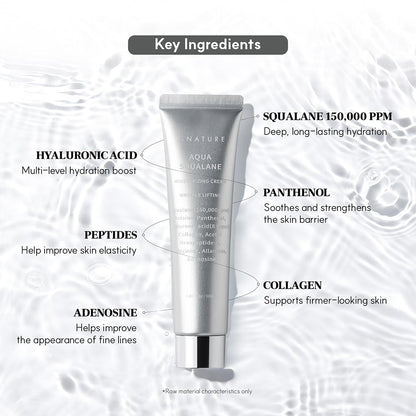 S.Nature Aqua Squalane Moisturizing Creme 60ml-Wonder Skin