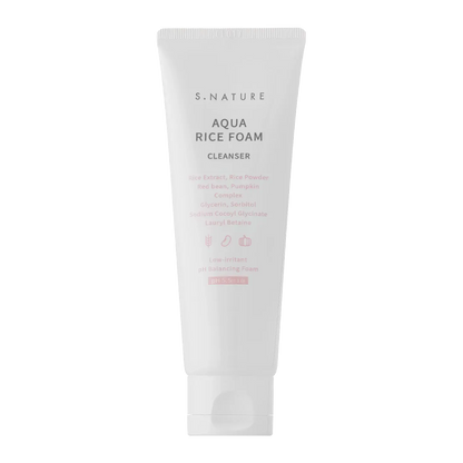S.Nature Aqua Rice Foam Cleanser 80ml-Wonder Skin
