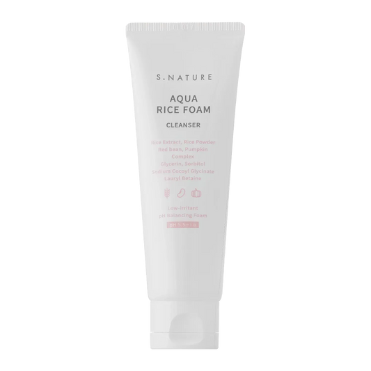 S.Nature Aqua Rice Foam Cleanser 80ml-Wonder Skin