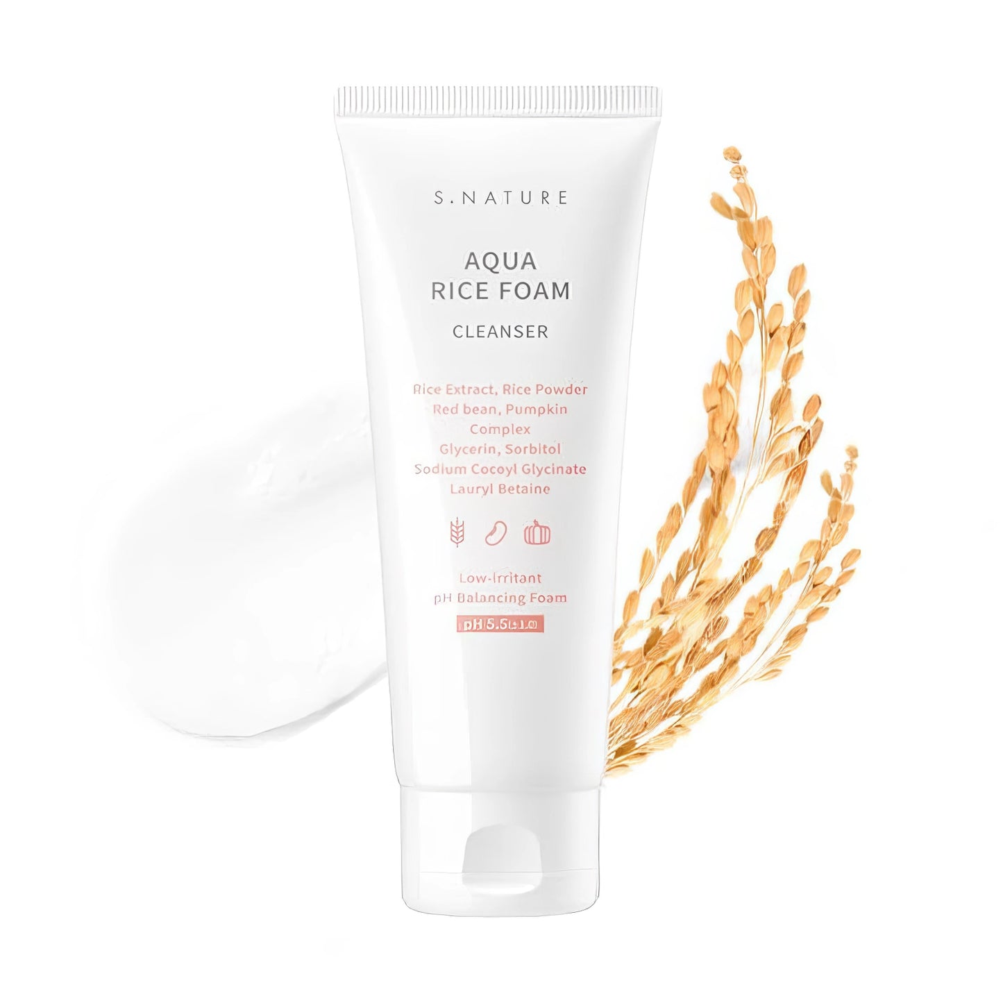S.Nature Aqua Rice Foam Cleanser 80ml-Wonder Skin