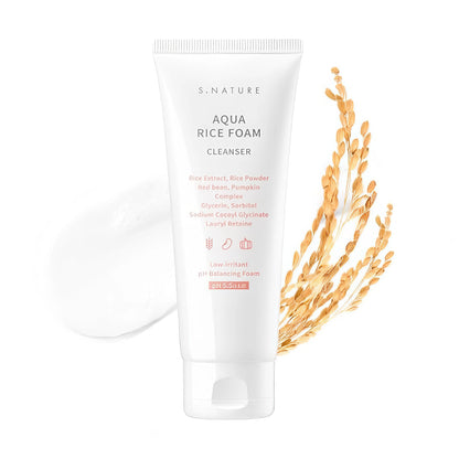 S.Nature Aqua Rice Foam Cleanser 80ml-Wonder Skin
