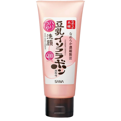Sana Nameraka Honpo Haritsuya Q10 Face Wash 150g-Wonder Skin
