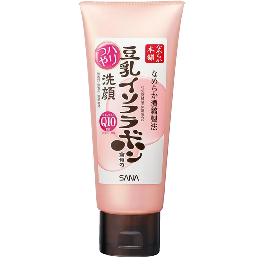 Sana Nameraka Honpo Haritsuya Q10 Face Wash 150g-Wonder Skin