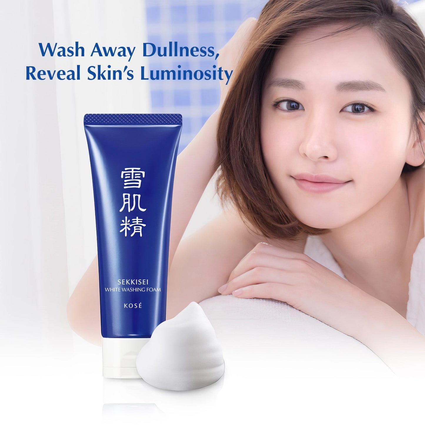 Sekkisei White Washing Foam 130g-Wonder Skin