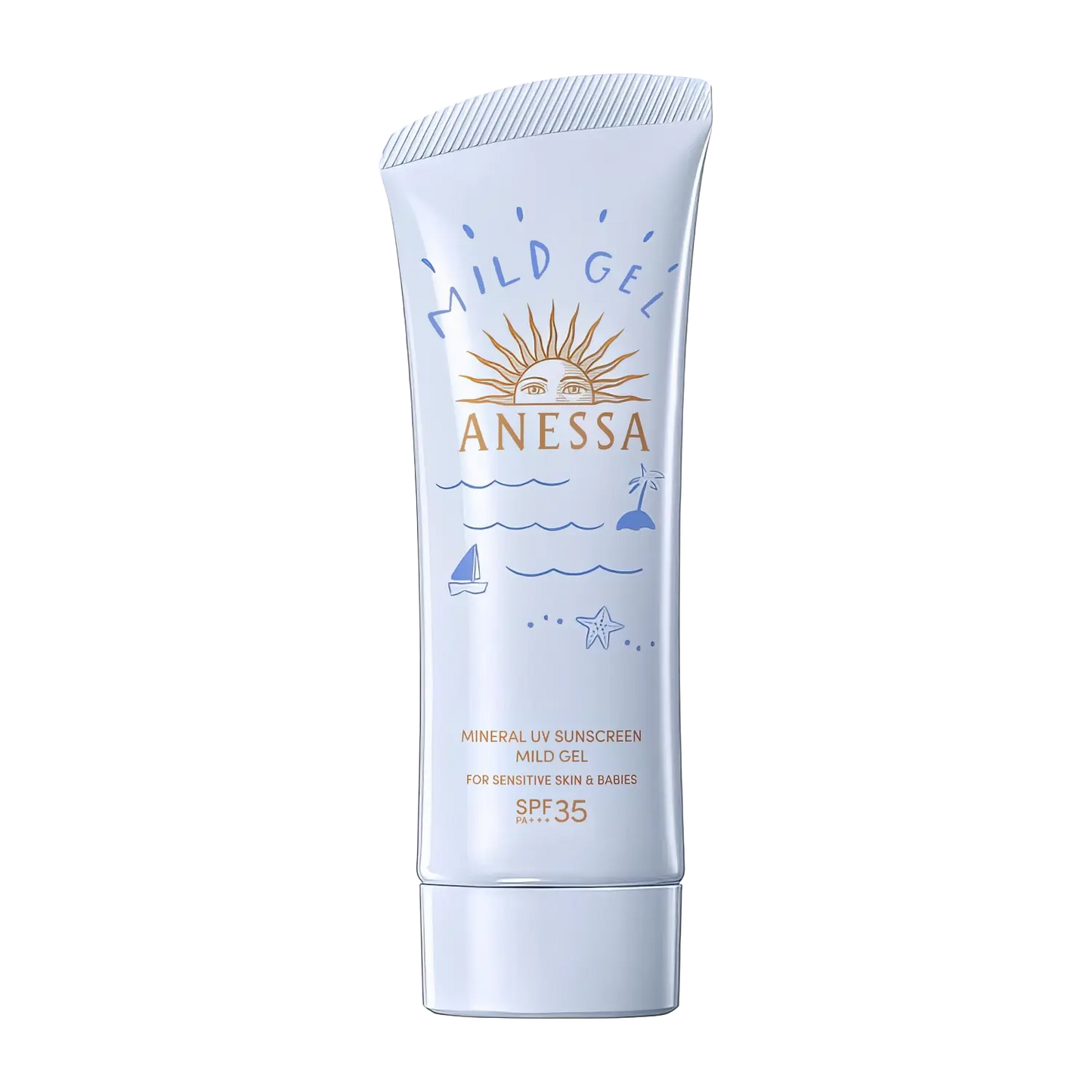Shiseido Anessa Mineral UV Sunscreen mild gel SPF35 PA+++ 90g-Wonder Skin