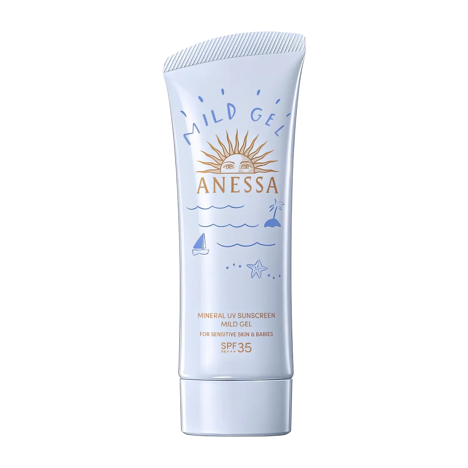 Shiseido Anessa Mineral UV Sunscreen mild gel SPF35 PA+++ 90g-Wonder Skin