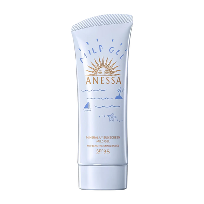 Shiseido Anessa Mineral UV Sunscreen mild gel SPF35 PA+++ 90g-Wonder Skin