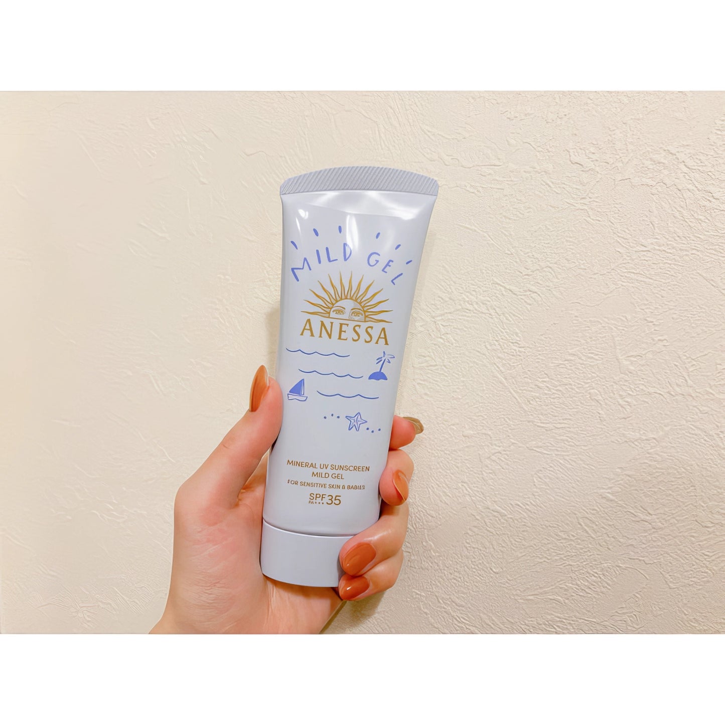 Shiseido Anessa Mineral UV Sunscreen mild gel SPF35 PA+++ 90g-Wonder Skin