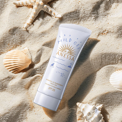 Shiseido Anessa Mineral UV Sunscreen mild gel SPF35 PA+++ 90g-Wonder Skin