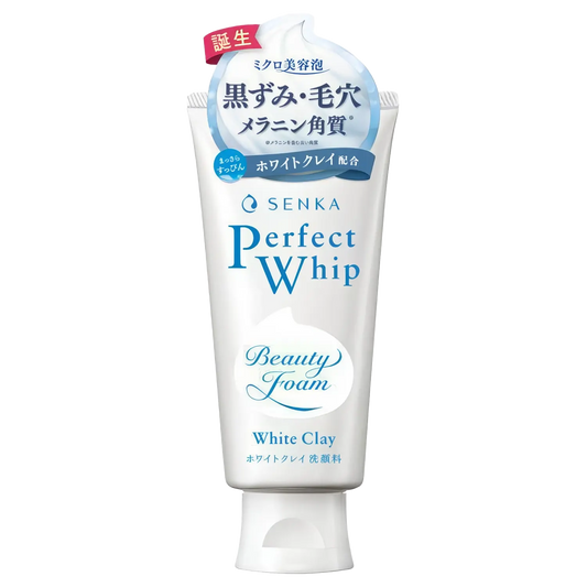 Shiseido Senka Perfect Whip White Clay Face Wash 120g-Wonder Skin