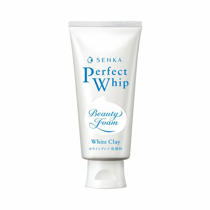 Shiseido Senka Perfect Whip White Clay Face Wash 120g-Wonder Skin