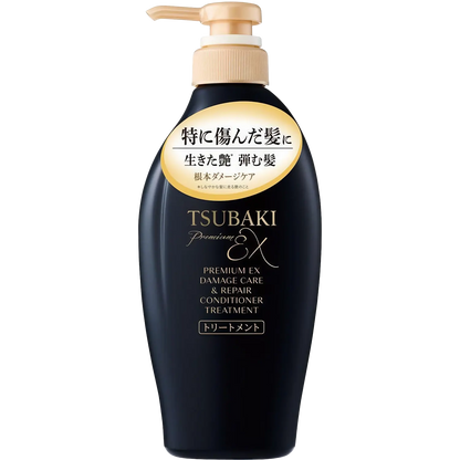 Shiseido Tsubaki Premium EX Damage Care & Repair Conditioner Treatment 450ml-Wonder Skin