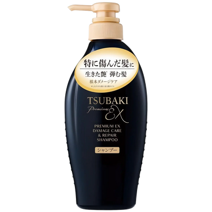 Shiseido Tsubaki Premium EX Damage Care & Repair Shampoo 450ml-Wonder Skin