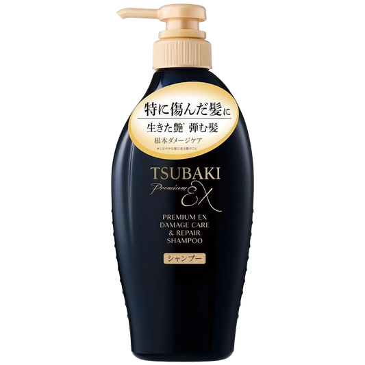 Shiseido Tsubaki Premium EX Damage Care & Repair Shampoo 450ml-Wonder Skin