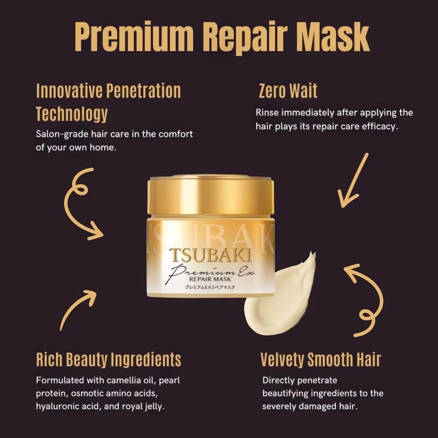 Shiseido Tsubaki Premium Ex Prepair Hair Mask 180g-Wonder Skin