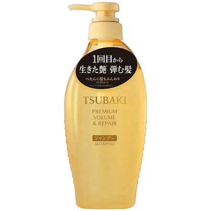 Shiseido Tsubaki Premium Volume Repair Shampoo 450ml-Wonder Skin
