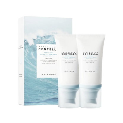 SKIN1004 Madagascar Centella Hyalu-Cica Water-Fit Sun Serum SPF50+ PA++++ 2x50ml-Wonder Skin