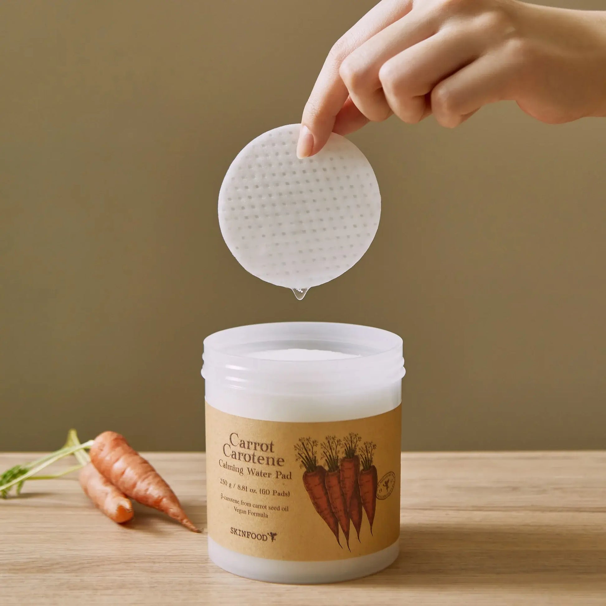 Skinfood Carrot Carotene Calming Water Pad 250g-Wonder Skin