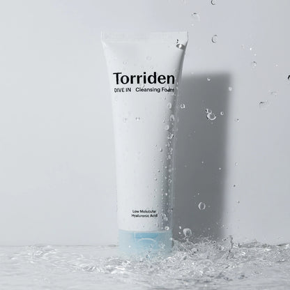 Torriden DIVE-IN Low Molecular Hyaluronic Acid Cleansing Foam 150ml-Wonder Skin