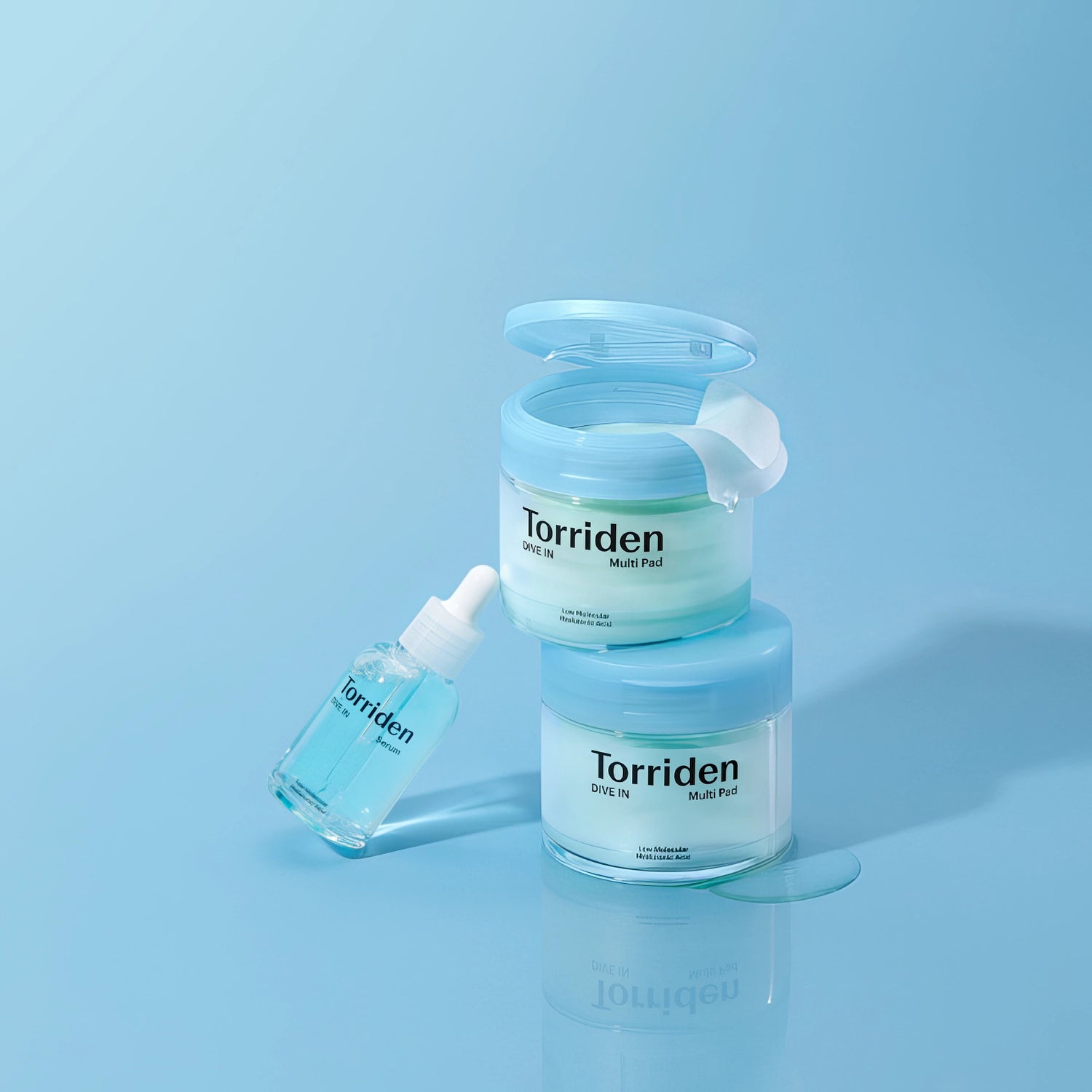 Torriden DIVE-IN Low Molecular Hyaluronic Acid Multi Pad 80 sheets, 160ml-Wonder Skin
