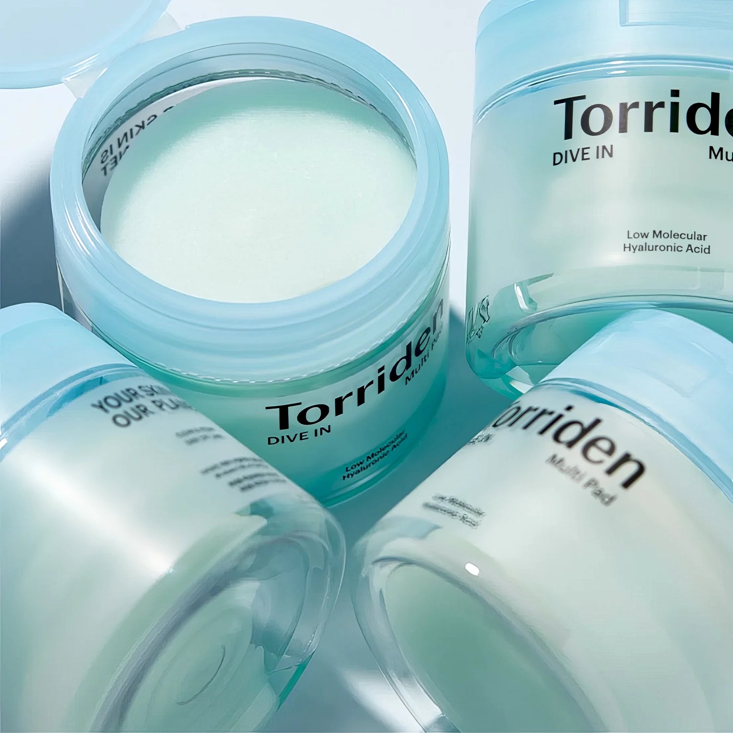 Torriden DIVE-IN Low Molecular Hyaluronic Acid Multi Pad 80 sheets, 160ml-Wonder Skin
