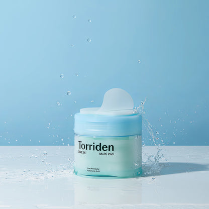 Torriden DIVE-IN Low Molecular Hyaluronic Acid Multi Pad 80 sheets, 160ml-Wonder Skin