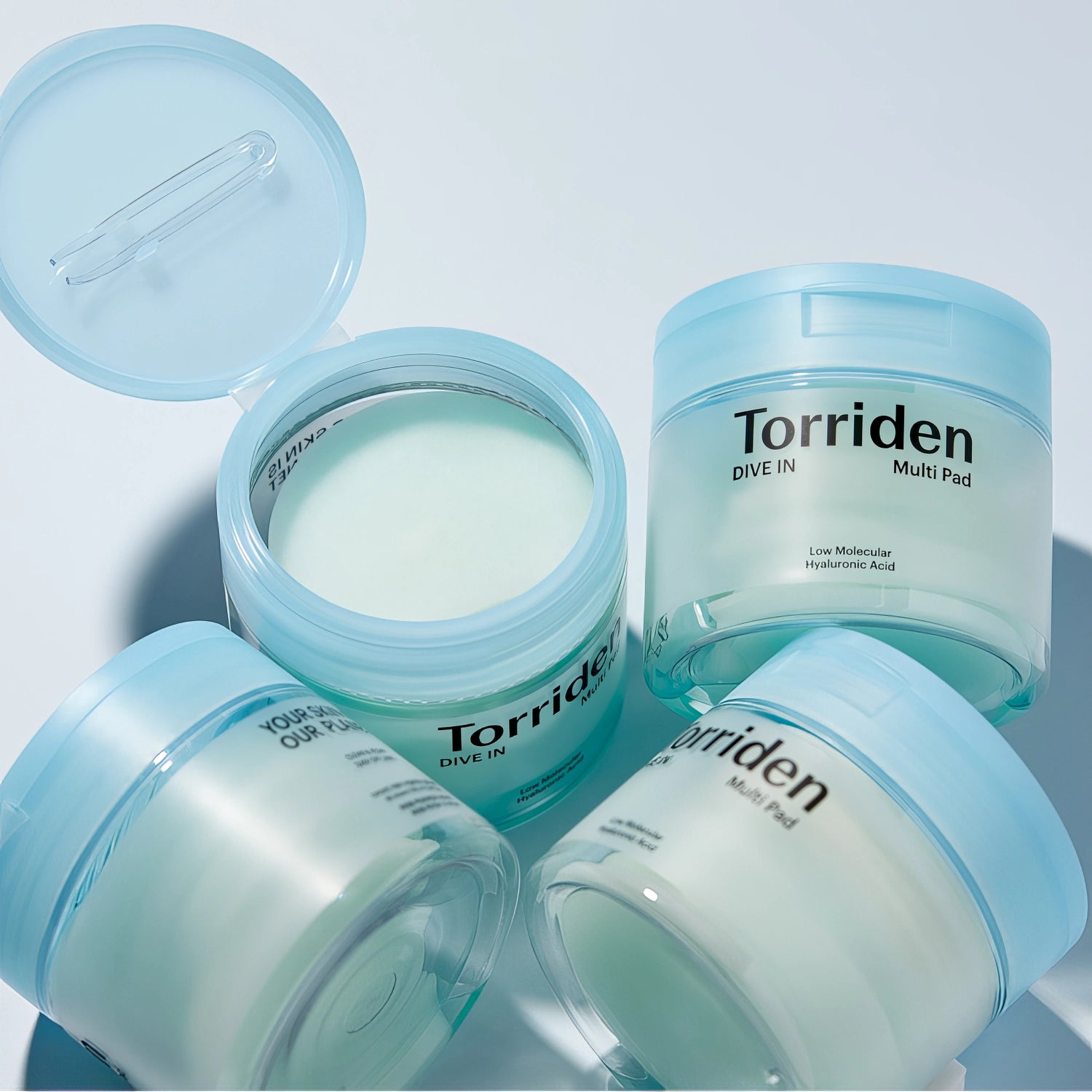 Torriden DIVE-IN Low Molecular Hyaluronic Acid Multi Pad 80 sheets, 160ml-Wonder Skin