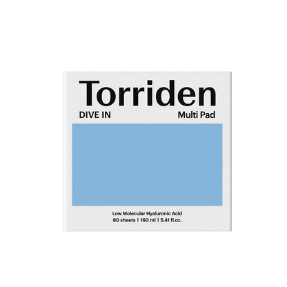 Torriden DIVE-IN Low Molecular Hyaluronic Acid Multi Pad 80 sheets, 160ml-Wonder Skin